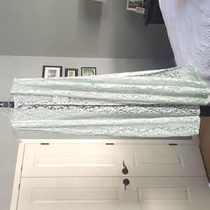 Lularoe Joy Lace Mint Green Duster Vest